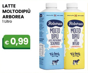 Gala Supermercati LATTE MOLTODIPIÙ ARBOREA 1 Litro offerta