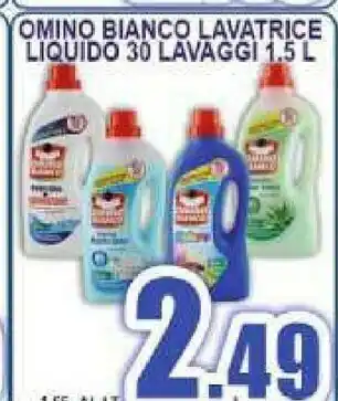 Gros Omino Bianco Lavatrice Liquido offerta
