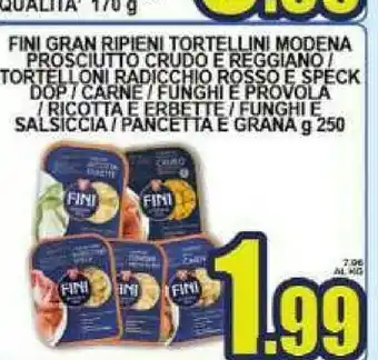 Gros Fini Modena Fini - I Ravioli Salsiccia E Funghi 250 G(ml) offerta