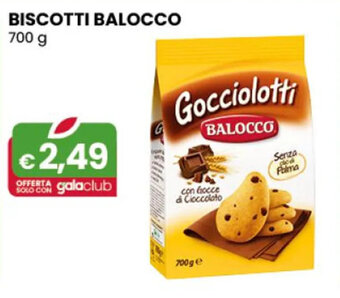 Gala Supermercati BISCOTTI BALOCCO 700 g offerta