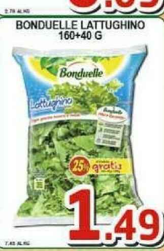 Gros Bonduelle Lattughino 200 G(ml) offerta