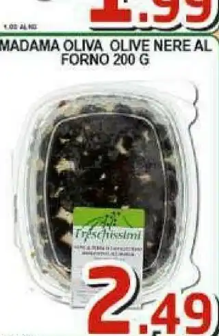 Madama oliva Olive Nere Al Forno 200g