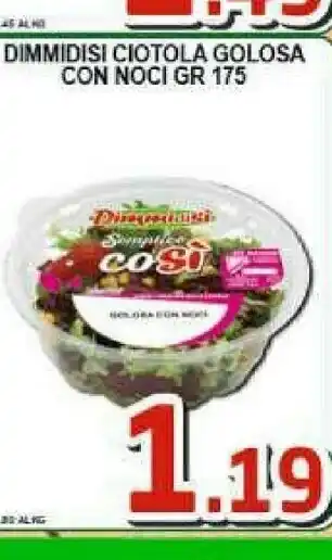 Gros Dimmidisì Dimmidisi Ciotola Golosa Con Noci offerta