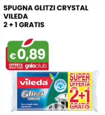 SPUGNA GLITZI CRYSTAL VILEDA 2+1 GRATIS