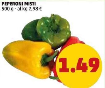 PENNY PEPERONI MISTI 500 g offerta