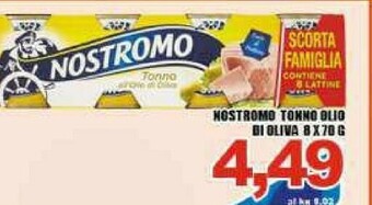 Gros Nostromo Tonno All'Olio Di Oliva offerta