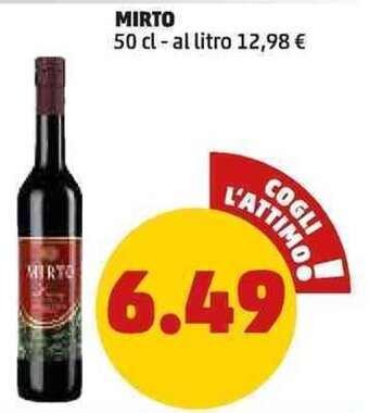 PENNY MIRTO 50 cl offerta
