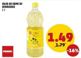 PENNY OLIO DI SEMI DI GIRASOLE 1 l offerta