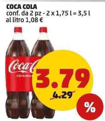 PENNY COCA COLA 3,5 l offerta