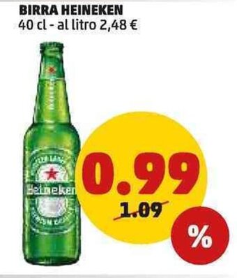 PENNY BIRRA HEINEKEN 40 cl offerta
