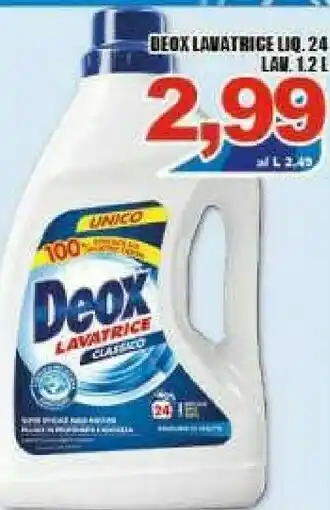 Gros Deox Lavatrice Liquido offerta