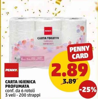 PENNY PENNY CARTA IGIENICA PROFUMATA offerta