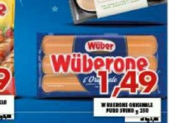 Gros Wuber One Di Puro Suino 250 G(ml) offerta