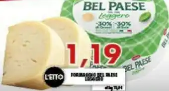 Gros Formaggio Bel Paese Leggero offerta