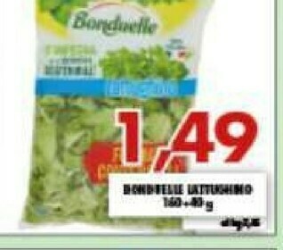 Gros Bonduelle Lattughino 200 G(ml) offerta