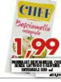 Gros Parmalat Besciamella Pronta Per Cucinare Chef offerta