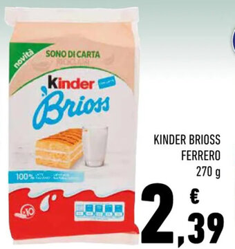 Conad KINDER BRIOSS FERRERO 270 g offerta