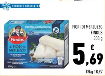 Conad FIORI DI MERLUZZO FINDUS 300 g offerta
