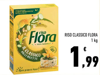 Conad RISO CLASSICO FLORA 1 kg offerta