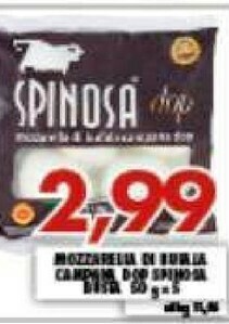Gros Spinosa - Mozzarella Di Bufala Campana DOP 250 G(ml) offerta