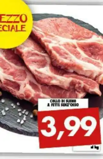 Gros Collo Di Suino A Fette Senz Osso offerta