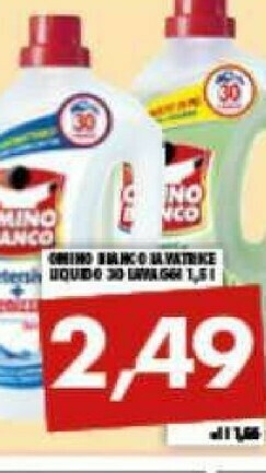 Gros Omino Bianco Detersivo Lavatrice Liquido offerta