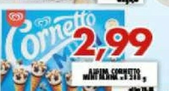 Gros Algida Cornetto Mini Classico Parfum Vanille 288 G(ml) offerta