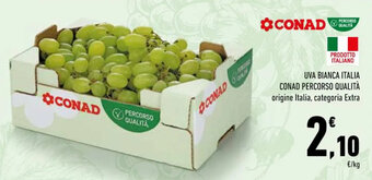 Conad UVA BIANCA ITALIA CONAD PERCORSO QUALITÀ offerta