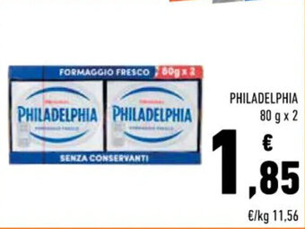 Conad PHILADELPHIA 80 g x 2 offerta