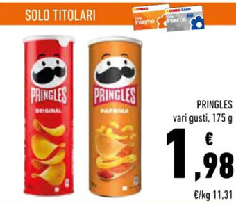 Conad PRINGLES vari gusti, 175 g offerta