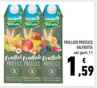 Conad FRULLATO PROTEICO VALFRUTTA vari gusti, 1 L offerta