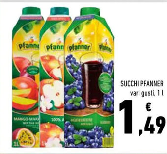 Conad SUCCHI PFANNER vari gusti, 1 l offerta
