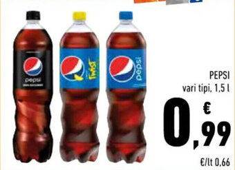 Conad PEPSI vari tipi, 1,5 l offerta