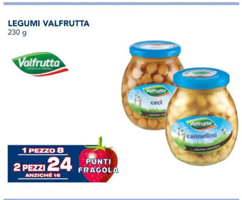 Esselunga LEGUMI VALFRUTTA 230 g 2 PEZZI offerta