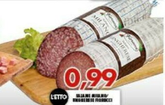 Gros Fiorucci Salame Milano/ Ungherese offerta