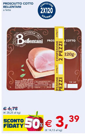 Esselunga PROSCIUTTO COTTO BELLENTANI offerta