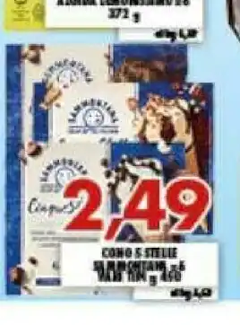Gros Sammontana Cinque Stelle Panna 6 Coni 450 G(ml) offerta