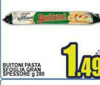 Gros Buitoni Pasta Sfoglia Gran Spessore offerta