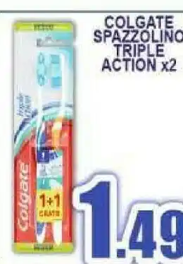 Gros Colgate Spazzolino Triple Action 2 Pz offerta