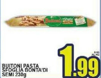 Gros Buitoni Pasta Sfoglia Bonta Di Semi offerta