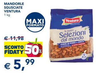 Esselunga MANDORLE SGUSCIATE VENTURA 1 kg offerta