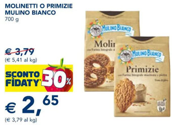 Esselunga MOLINETTI O PRIMIZIE MULINO BIANCO 700 g offerta