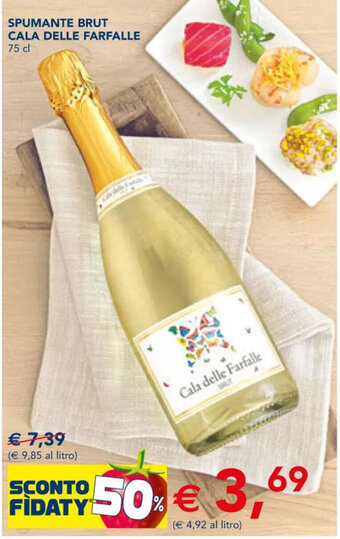 SPUMANTE BRUT CALA DELLE FARFALLE 75 cl