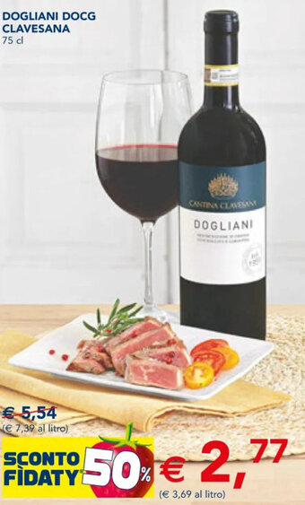Esselunga DOGLIANI DOCG CLAVESANA 75 cl offerta