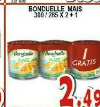 Gros Bonduelle Mais 285 G(ml) offerta