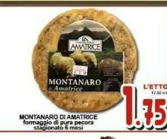 Gros Montanaro Di Amatrice Formaggio Di Pura Pecora Stagionato 6 Mesi offerta
