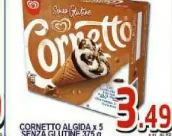 Gros Algida Cornetto Senza Glutine 375 G(ml) offerta