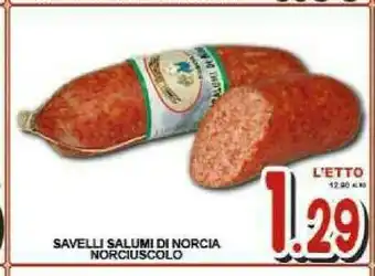 Gros Savelli Salumi Di Norcia Norciuscolo offerta