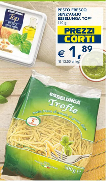 PESTO FRESCO SENZ'AGLIO ESSELUNGA TOP 140 g