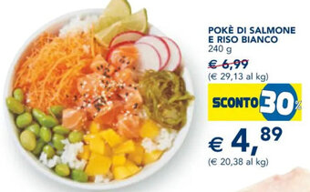 Esselunga POKÈ DI SALMONE E RISO BIANCO 240 g offerta